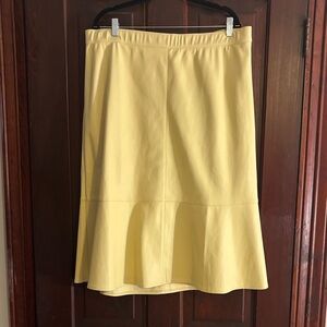 J.Jill Elegant Yellow Women's Skirt